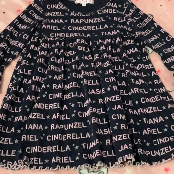 Disney Princess Navy Blue Casual Dress for Kids - Picture 5 of 5